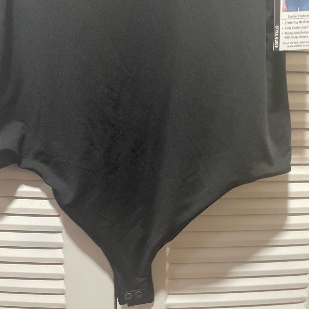 MADDEN NYC THONG MOCK NECK BODYSUIT - Picture 4 of 7